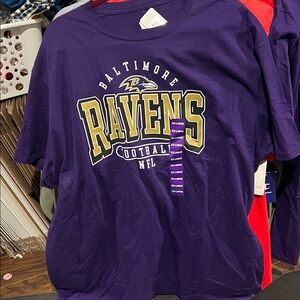 NFL Baltimore ravens T-shirt size 2xl Purple T-Shirt